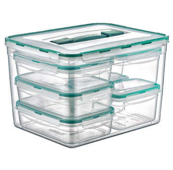 Набір контейнерів KOMBI SET з ручкою, загальний об'єм 16,8 л