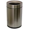 Відро для сміття JAH 12 л кругле срібний металік без кришки і внутрішнього відра 