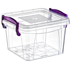 Контейнер на засувках глибокий 1,2 л прозорий