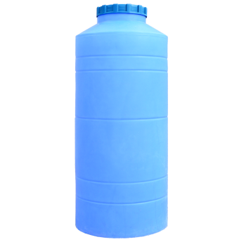 Бочка 500 л вузька вертикальна ВО ПБ блакитна