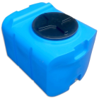Ємність 200 л квадратна ХБП блакитна