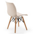Стілець Tilia Laser-V ніжки букові кремовий