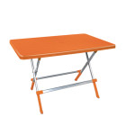 Стол складной Irak Plastik Omega 70x115 оранжевый