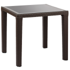 Стіл Tilia Antares 80x80 см ніжки пластикові венге