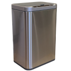 Сенсорное мусорное ведро JAH 13 л прямоугольное серебряный металлик с внутренним ведром