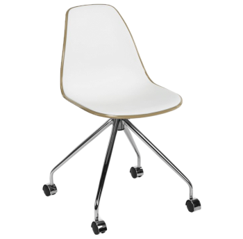 Стілець Tilia Eos-O ніжки металеві кавовий - біла слонова кістка