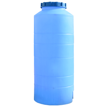 Бочка 300 л вузька вертикальна ВО ПБ блакитна