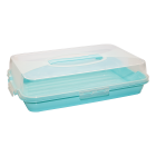 Тортовниця прямокутна бірюзова