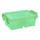 Контейнер на засувках подвійний 0,5 л зелений