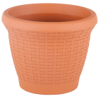 Горшок для цветов Wire 6 л терракотовый