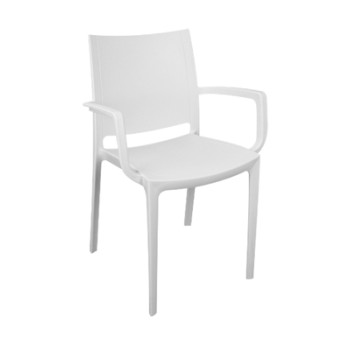 Крісло Irak Plastik Lara білий
