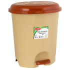 Відро для сміття з педаллю Planet №2 6 л бежеве