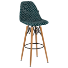 Стілець барний Tilia Eos-V сидіння з тканиною, ніжки букові ARTCLASS 808