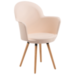 Кресло Tilia Gora-N ножки буковые кремовое