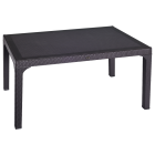 Стіл Irak Plastik Olympia 90x150 під ротанг темно-коричневий