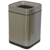 Відро для сміття JAH 8 л срібний металік без кришки з внутрішнім відром