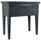 Горщик для квітів на ніжках Ayakli 60 л антрацитовий 