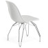 Стілець Tilia Eos-M ніжки металеві хромовані біла слонова кістка - біла слонова кістка