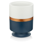 Горщик для квітів Ribbon 4 л вертикальний синій-білий