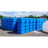 Ємність 1000 л вертикальна квадратна ХБП блакитна