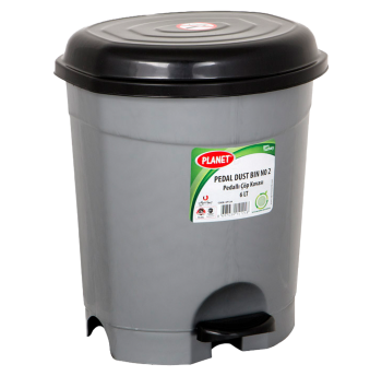 Відро для сміття з педаллю Planet №2 6 л металік