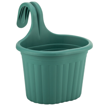 Горщик для квітів балконний підвісний Camellia 3 л зелений