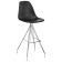 Стілець барний Tilia Eos-X ніжки металеві хромовані чорний - чорний