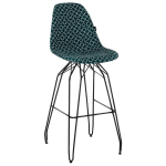 Стілець барний Tilia Eos-M сидіння з тканиною, ніжки металеві фарбовані ARTCLASS 808