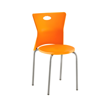 Стул Irak Plastik Vega оранжевый