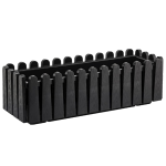 Горшок для цветов балконный Istanbul 9 л черный