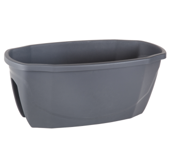 Горщик для квітів на перила Emerald 15,5 л антрацитовий