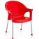 Крісло Irak Plastik Bergama червоний