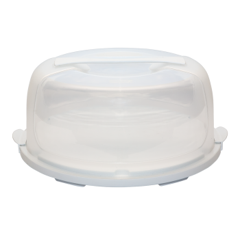 Тортовниця d28,5 см біла