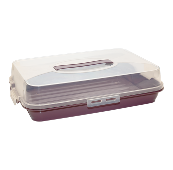 Тортовниця прямокутна коричнева