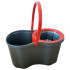 Набір для прибирання Planet Spin Mop Joy 16 л чорний - червоний