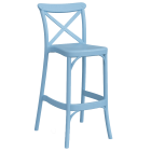 Стілець барний Tilia Capri 65 см блакитний