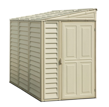 Сарай пластиковий Sidemate 242x122x185 см слонова кістка