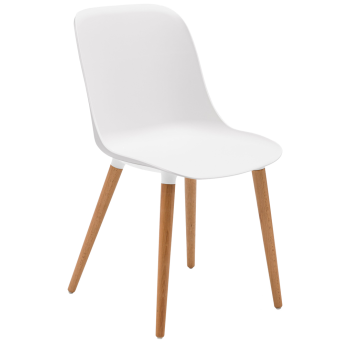 Стул Tilia Shell-N ножки буковые белая слоновая кость