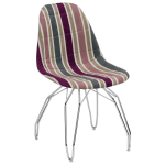 Стілець Tilia Eos-M сидіння з тканиною, ніжки металеві хромовані ARTCLASS 903