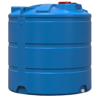 Ємність 5000 л вертикальна кришка з клапаном синя Viger