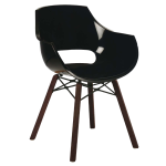 Кресло Papatya Opal Wox Iroko черное