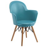 Кресло Tilia Gora-V ножки буковые зеленая нефть