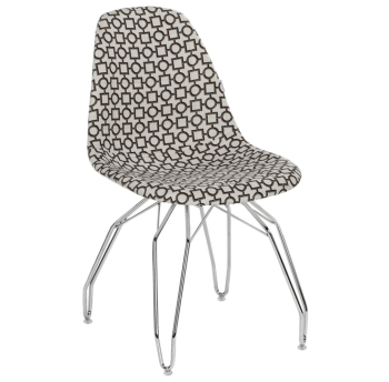 Стілець Tilia Eos-M сидіння з тканиною, ніжки металеві хромовані ARTCLASS 802