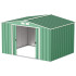 Сарай металевий ECO 320x241x196 см зелений з білим