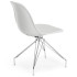 Стілець Tilia Eos-X ніжки металеві хромовані біла слонова кістка - біла слонова кістка