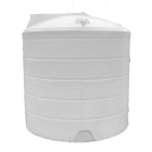 Ємність 5000 л вертикальна дві горловини біла