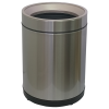 Відро для сміття JAH 10 л кругле срібний металік без кришки з внутрішнім відром