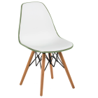 Стул Tilia Eos-V ножки буковые хаки - белая слоновая кость