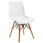 Стілець Tilia Laser-V ніжки букові білий