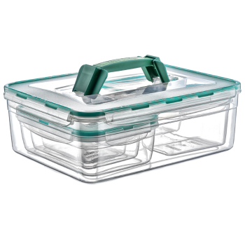 Набір контейнерів KOMBI SET з ручкою, загальний об'єм 9,5 л